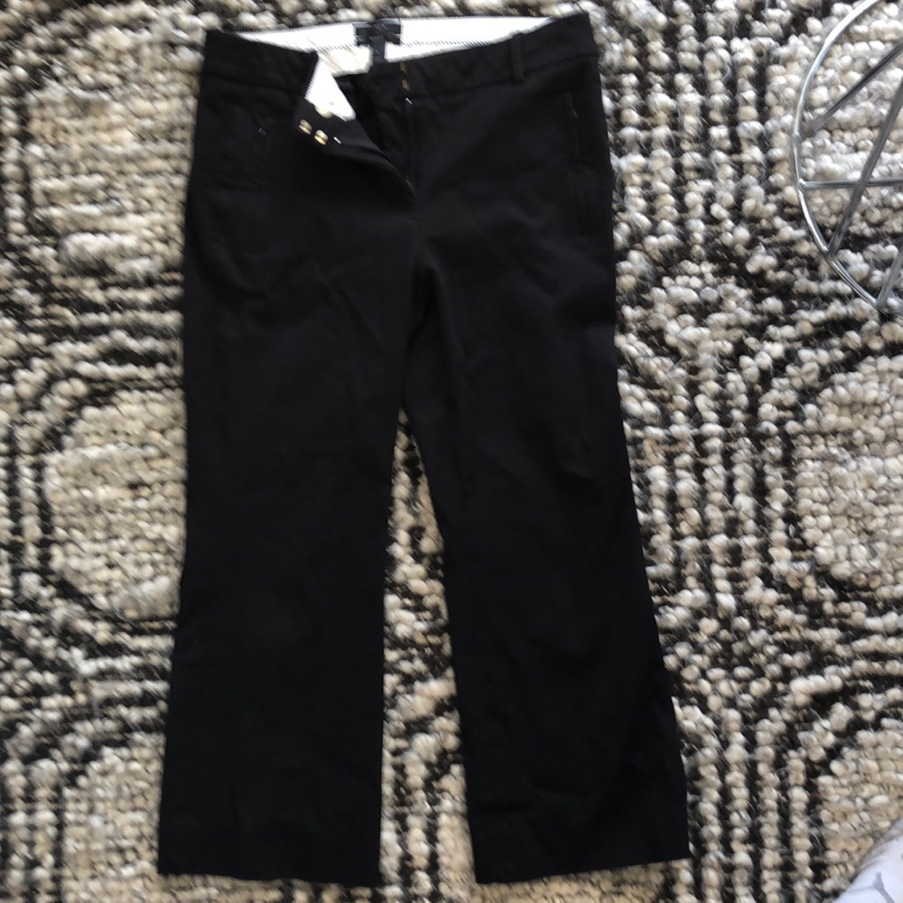 J Crew black Teddie pants
